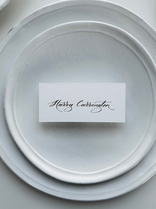 Flat Sheet Place Card